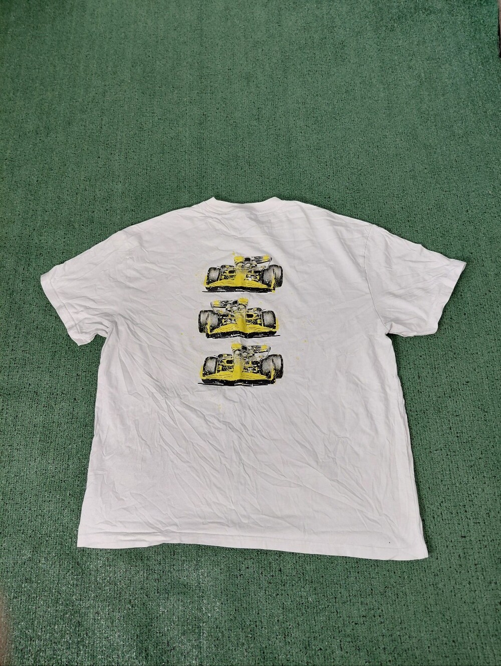 Puma x Scuderia Ferrari Race Color Splash Formula 1 Racing White T Shirt Sz XL